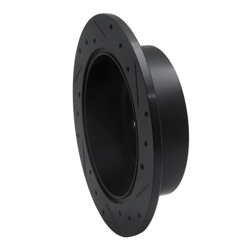 Hyundai Elantra Brake Rotor (1) - Rear Left - R1 Concepts - Drilled & Slotted - Black - `07-`10